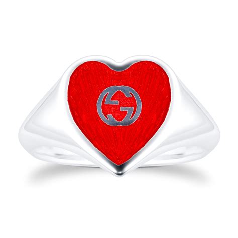 gucci ring valentine|Gucci heart ring size 7.